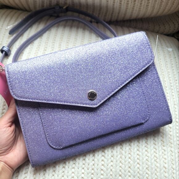 NWT KATE SPADE GLITTER CONVERTIBLE BAG - Picture 3 of 15